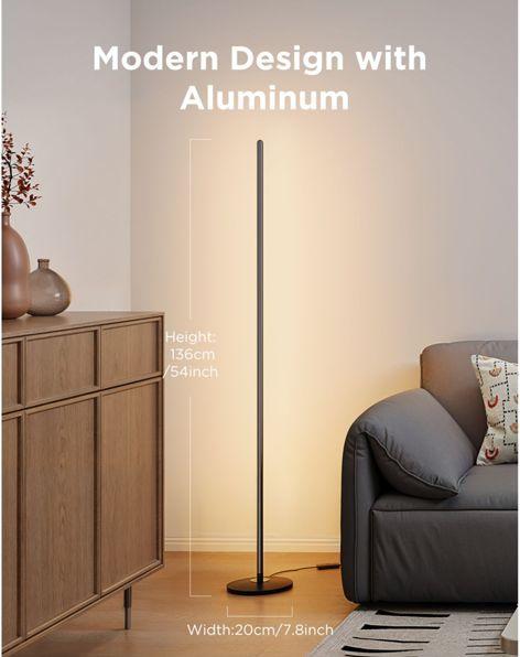 Actual product image Govee RGBICW Floor Lamp With Matter, H8076C13 (1000 lm)
