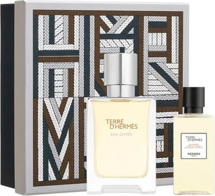 Actual product image Hermès Gift Set - Terre d' Eau Givrée Eau de Parfum Set 50ml / 40ml (Perfume set)