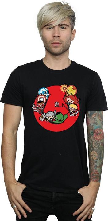 Image du produit - T-shirt KAWAII AVENGERS READY STEADY WAR - Homme (3XL)