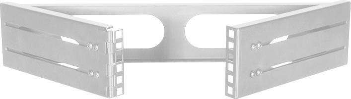 Actual product image LogiLink W02B40G 48.30cm (19") wall bracket 2 U, light grey