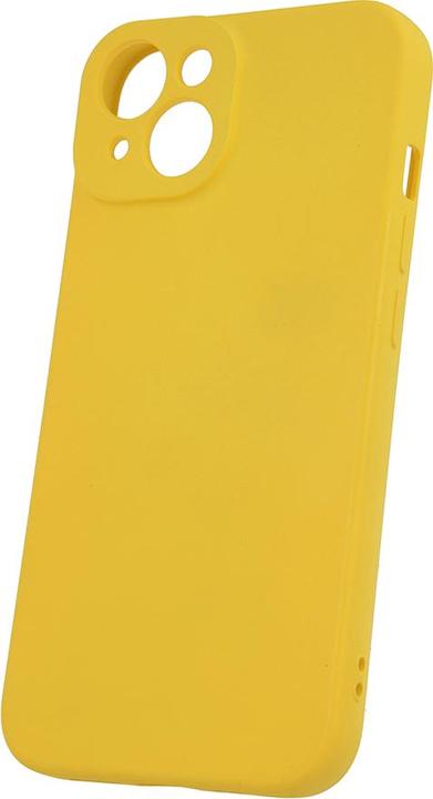 Actual product image OEM Silicon case for iPhone 12 / 12 Pro 6,1" yellow (Apple iPhone 12)