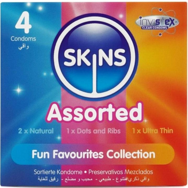 Produktbild Skins Kondome Assorted 4 Pack - D&R NAT UT (4 Stk.)