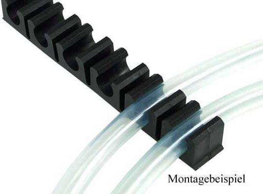 Produktbild Phobya Schlauchklemmleiste 13mm (10x1,5mm) 6-fach, (140 x 20 x 20mm )