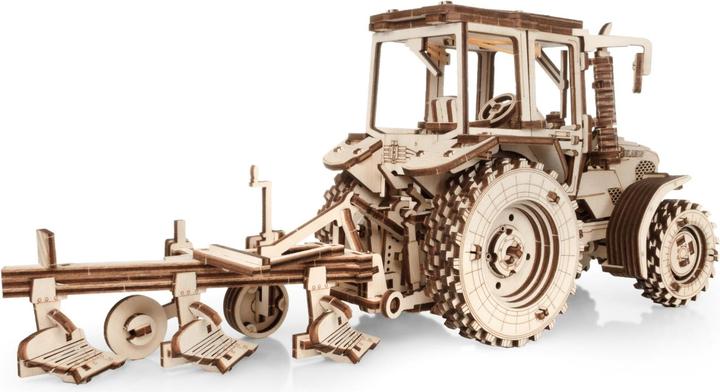 Immagine prodotto Eco Wood Art Trattore 82.3 con aratro - Kit in legno 3D