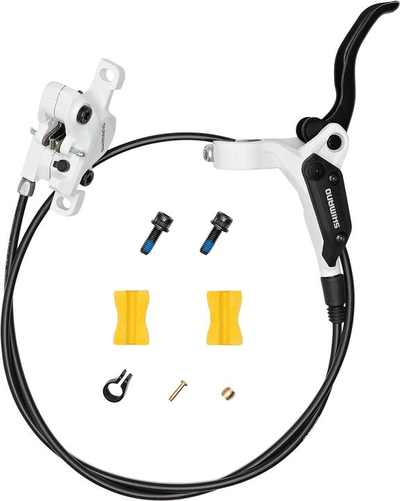 Actual product image Shimano M396 with BL-M396 (Front wheel brake)