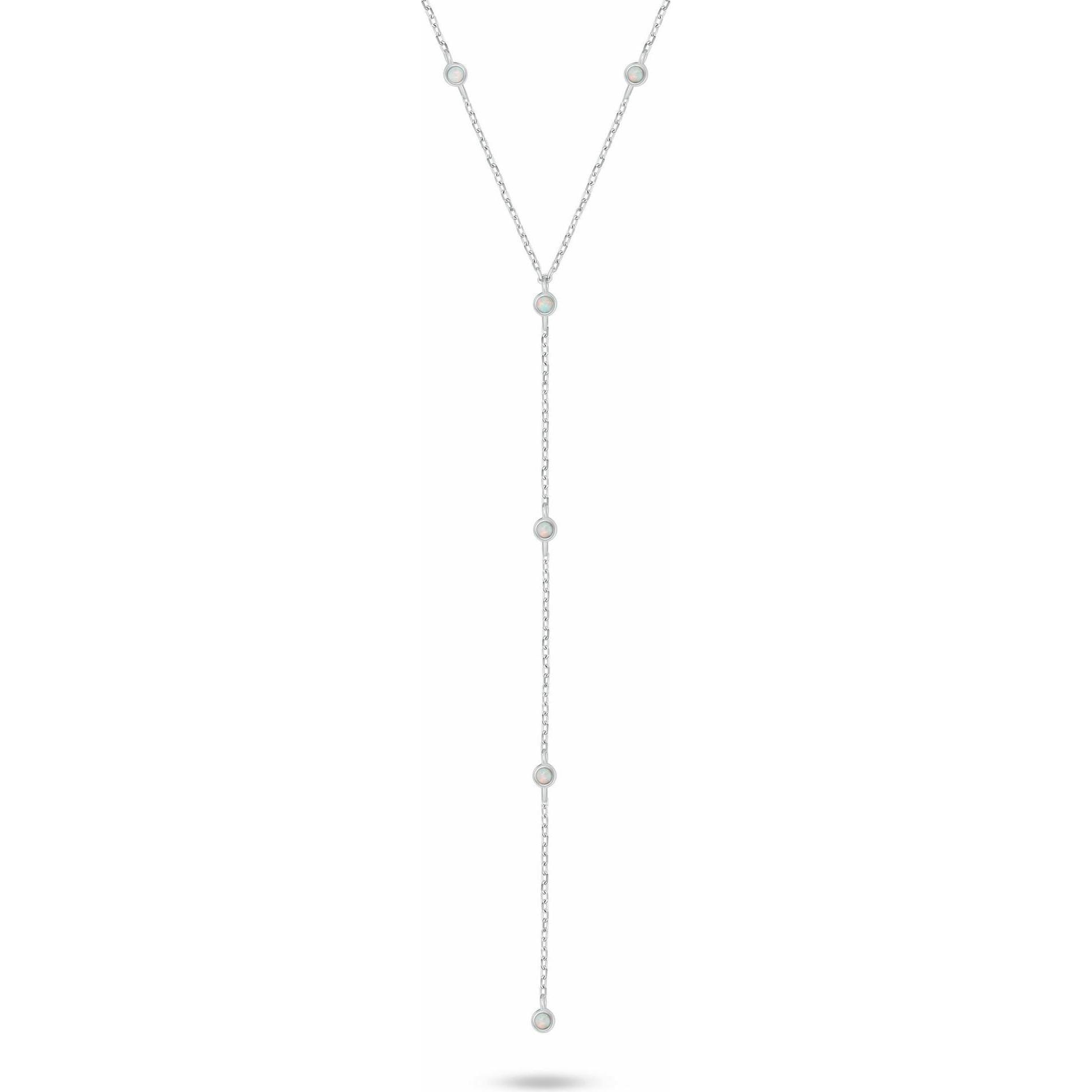 Brilio, Collana, Silver - Stunning silver necklace with chain decoration NCL210W