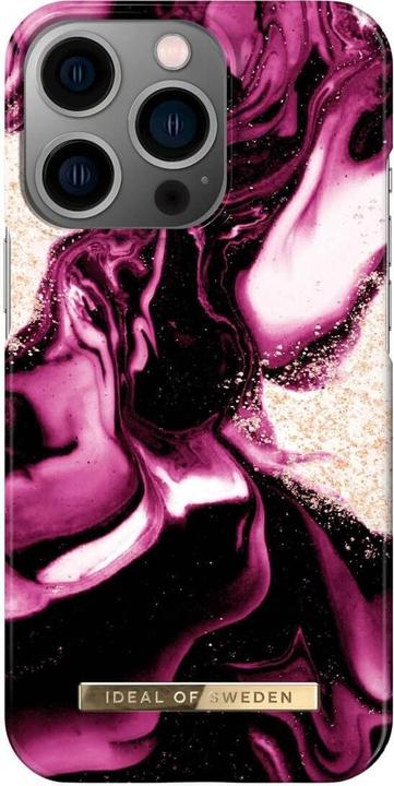 Produktbild iDeal Of Sweden Designer-Cover Golden Ruby Marble (Apple iPhone 14 Pro Max)