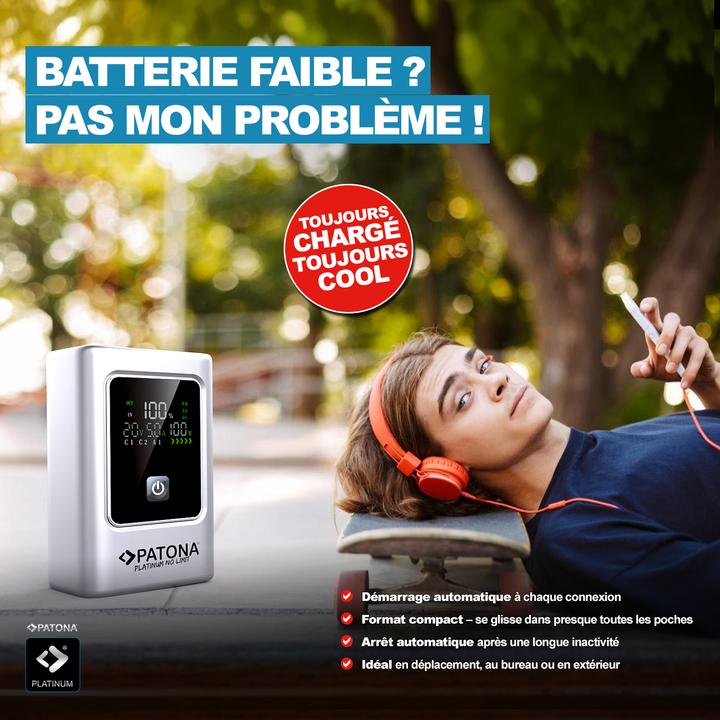 Actual product image Patona Powerbank PD35W 10000mAh (10000 mAh, 35 W, 37 Wh)