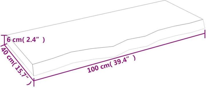 Immagine prodotto vidaXL Lian (100 x 40 x 6 cm)