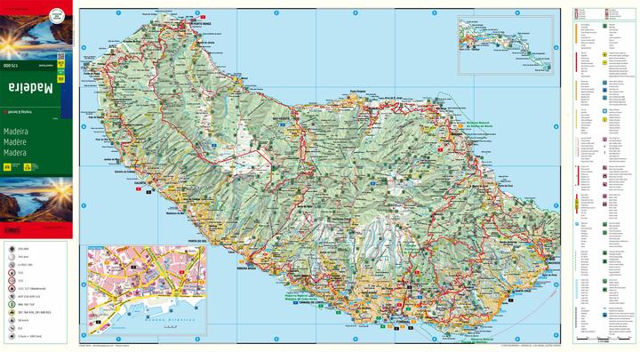 Produktbild Madeira, Strassen- und Freizeitkarte 1:75.000, freytag & berndt