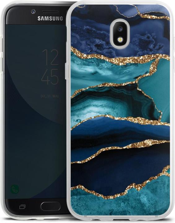 Produktbild DeinDesign Silikon Hülle für Samsung Galaxy J5 (2017) Handyhülle Case Smartphone Schutzhülle Glitzer Look (Samsung Galaxy J5 (2017))