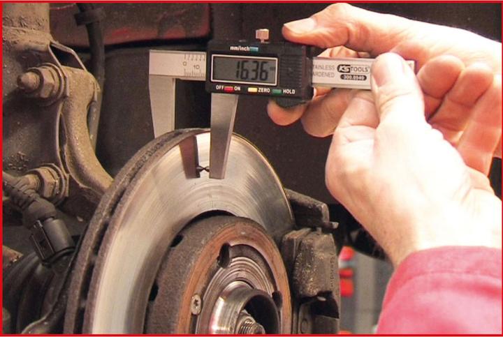 Image du produit KS Tools Pied à coulisse numérique pour disques de frein 0-60mm, 160mm (6 cm)