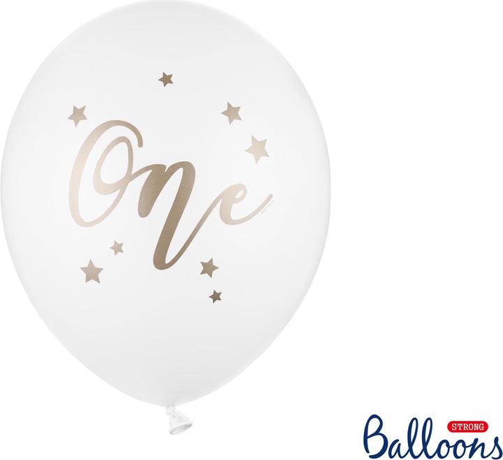 Produktbild Partydeco Ballons zum 1. Geburtstag "One (50 x)