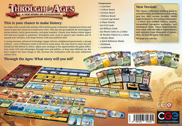 Actual product image Czech games edition Through the Ages: A New Story of Civilization (English)