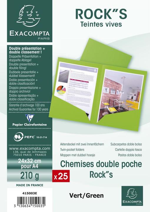 Immagine prodotto Exacompta Scrapbook - Copertine di file (A4, 100x)