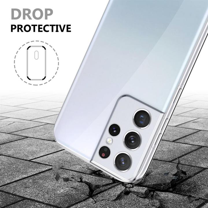 Produktbild Cadorabo TPU 360 Grad Case Cover (Samsung Galaxy S21 Ultra)