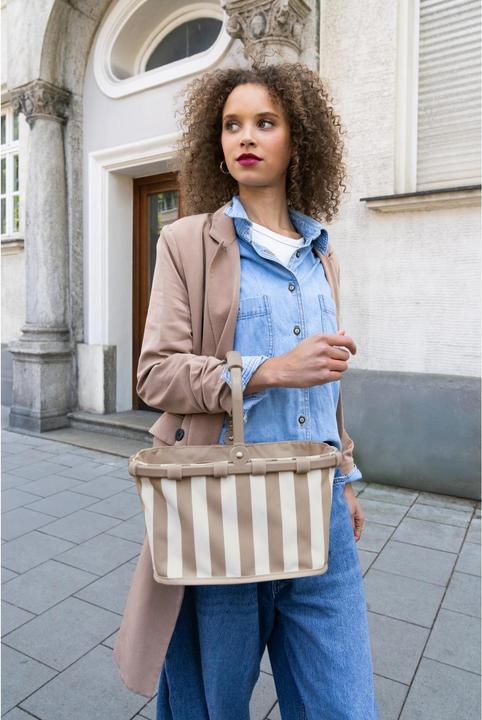 Produktbild reisenthel Einkaufskorb Carrybag XS Summerstripes Coffee