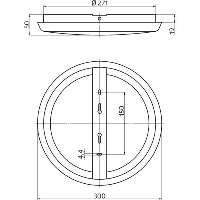 Thumbnail - B.E.G. Brück, Wandleuchte + Deckenleuchte, BEG weiss (2250 lm)