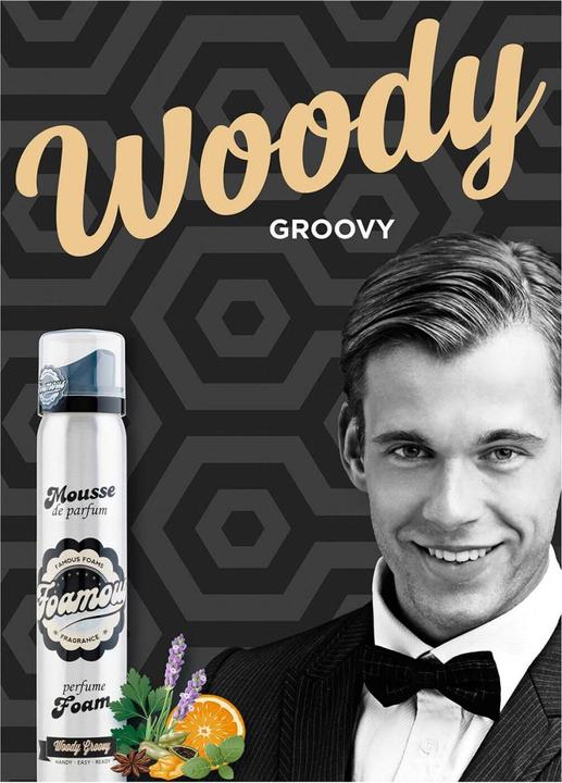 Produktbild Foamous - Woody Groovy Mousse de Parfum (Eau de Parfum, 100 ml)