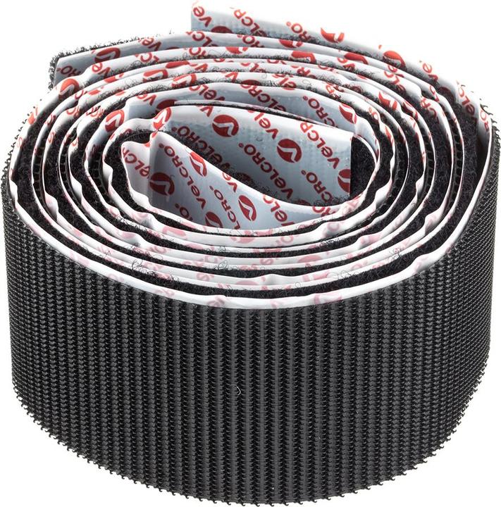 Immagine prodotto Velcro brand Nastro in velcro resistente con chiusura a pressione, 50 mm x 1 m, nero (50 mm)