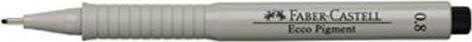 Productafbeelding Faber-Castell Pigmentvoering ECCO PIGMENT 0,8 mm, zwart (Zwart, 1 x)