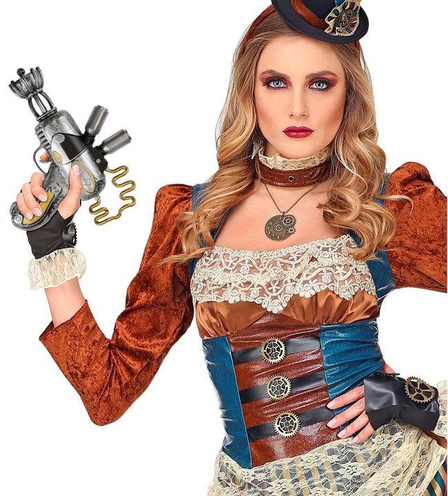 Produktbild Widmann Steampunk Strahlenpistole 25cm