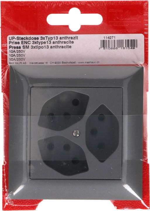 Produktbild Feller EdizioDue 3x Typ 13 UP BS