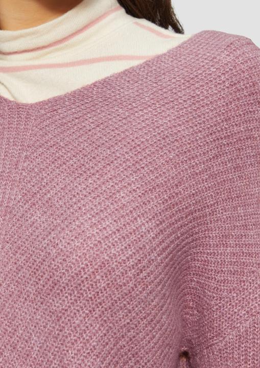 Produktbild S.Oliver Strickpullover Weicher Pullover mit Rippstruktur (S)
