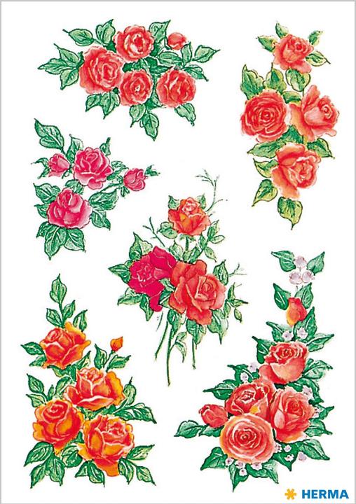 Produktbild HERMA Sticker Blumen (18 Sticker)