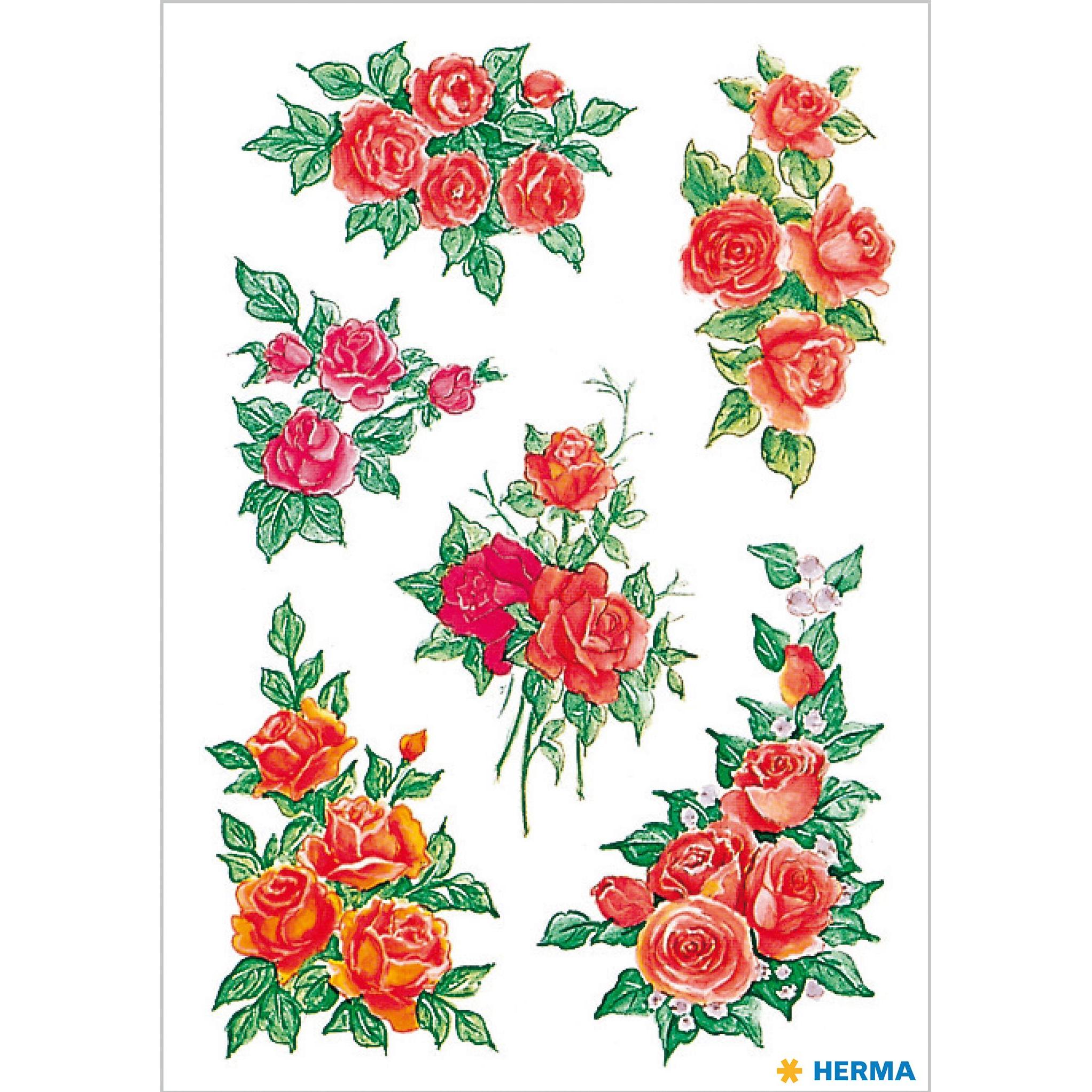 Herma, Sticker, Schmucketiketten Decor