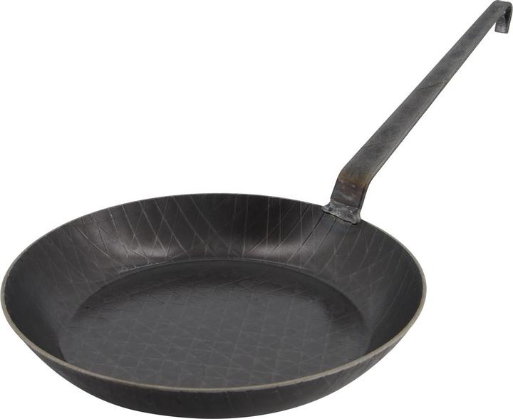 Produktbild Turk Schmiedeeiserne Bratpfanne, Boden Ø 20 cm, gesamt 28 x 5 cm (Bratpfanne, Eisen, 28 x 4.20 cm)