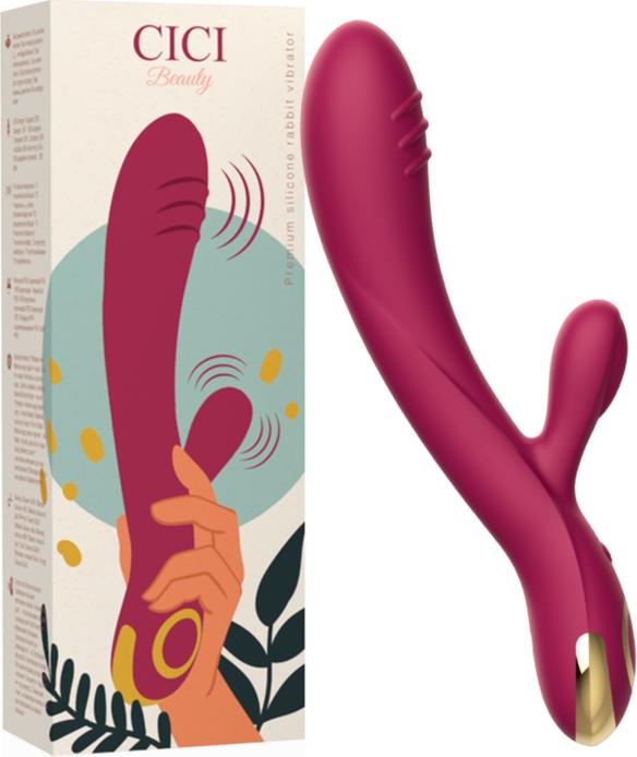 vibrations vereinzelung Rabbit Vibrator vektor abbildung. Illustration von spielzeug main image 1