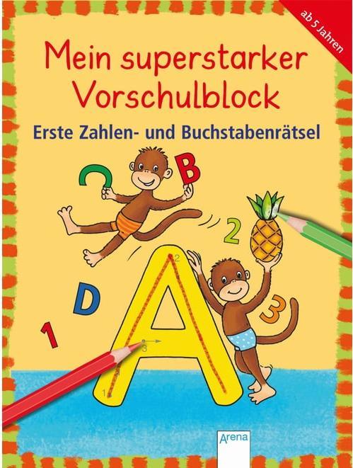 Produktbild Mein superstarker Vorschulblock. Erste Zahlen- und Buchstabenrätsel (Deutsch, Christiane Krapp, Edith Thabet, Lena Roth, 2018)
