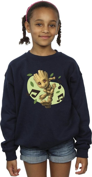 Immagine prodotto Guardians Of The Galaxy Groot Musical Notes Felpa Ragazze (116)