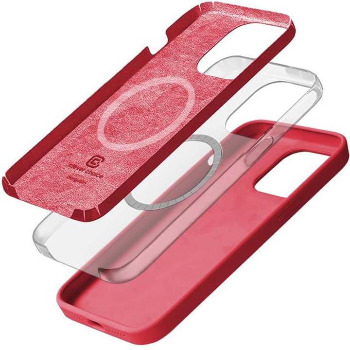 Actual product image Crong Colour Cover Magnetic - iPhone 15 Pro MagSafe Case (Pink) (Apple iPhone 15 Pro)