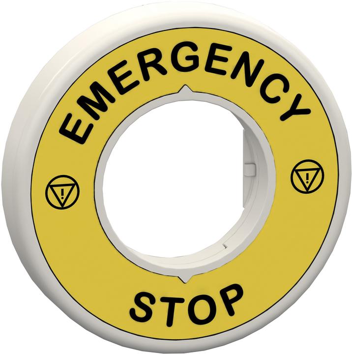 Schneider Electric Illuminated sign for emergency stop EMERGENCY STOP (Various)