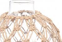 Immagine prodotto Giftdecor sfera di vetro media in corda naturale (1 x, 18 x 18 x 20 cm)