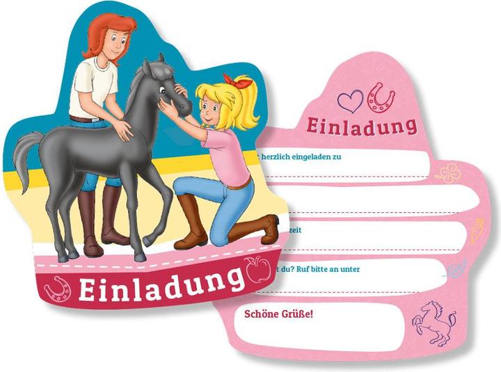Image du produit DH-Konzept Invitation sorcière Bibi et Tina (6 pcs)