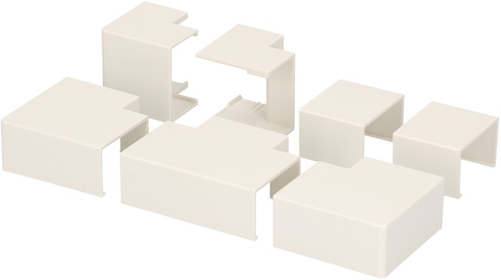 Inofix Plasfix Verbindungen 25x16mm assortiert 7-teilig (Kabelkanal, 2.50 cm)