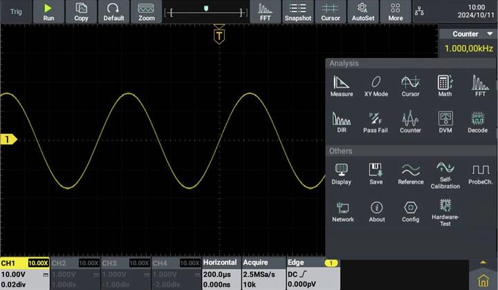 Actual product image Voltcraft DOV704 Digital oscilloscope (CAT II, Oscilloscope)