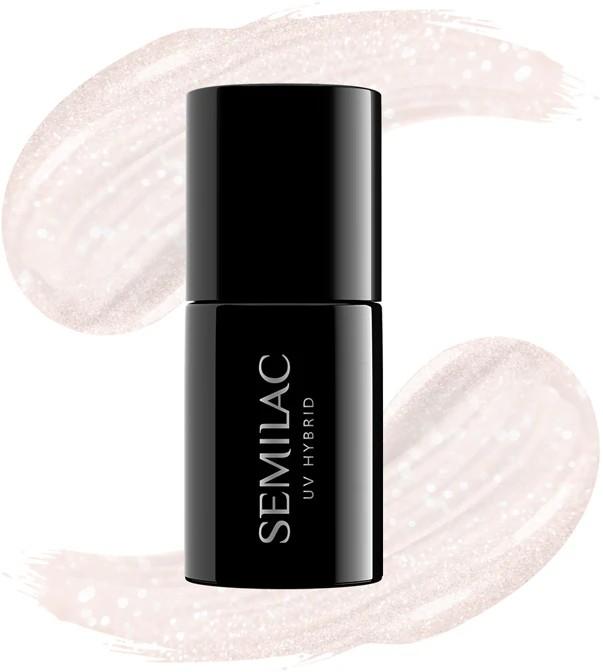 Productafbeelding Semilac UV Nagellak Hybrid 236 Peach Pearl 7ml (Perzik Parel, Semi-permanente vernis)