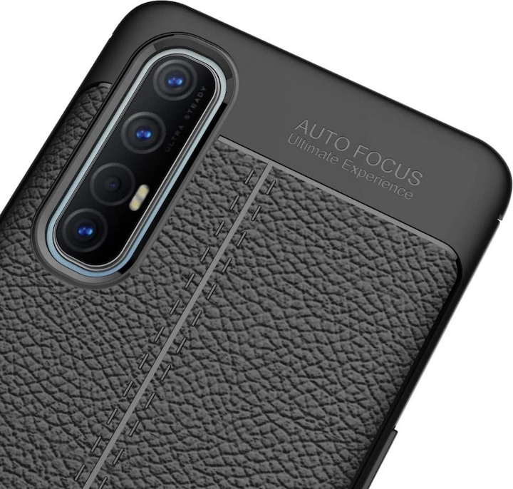Actual product image Screenguard Oppo Find X2 Neo Case Leather Design TPU Cover (Oppo Find X2 Neo)