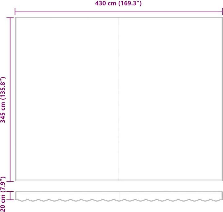 Produktbild VidaXL Markise (4.50 m)