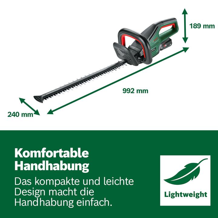 Productafbeelding Bosch Home & Garden UniversalHedgeCut 18-50 Kit (Oplaadbare batterij)