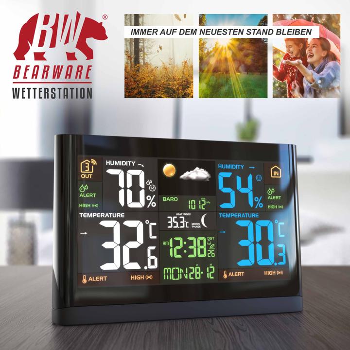 Actual product image Bearware Radio weather station