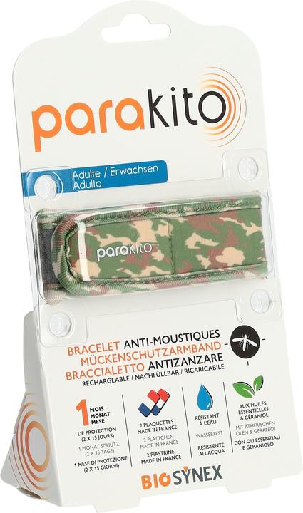 Produktbild Para‘Kito Parakito Armband Erwachsene Tarnung (Neopren)