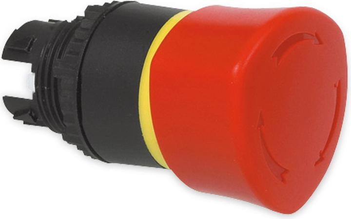 Actual product image Baco Pushbutton red mushroom head