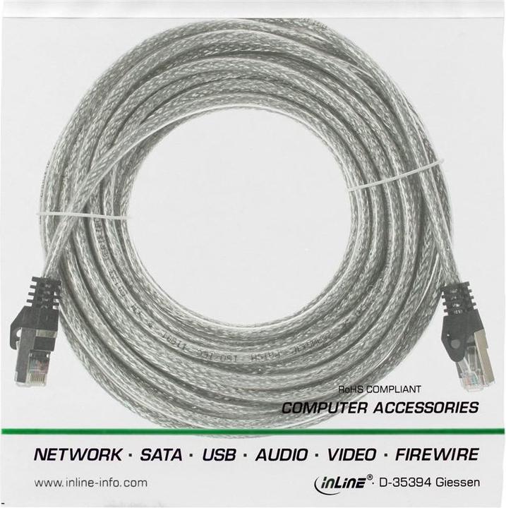 Actual product image InLine Patch cable (SF/UTP, CAT5e, 25 m)