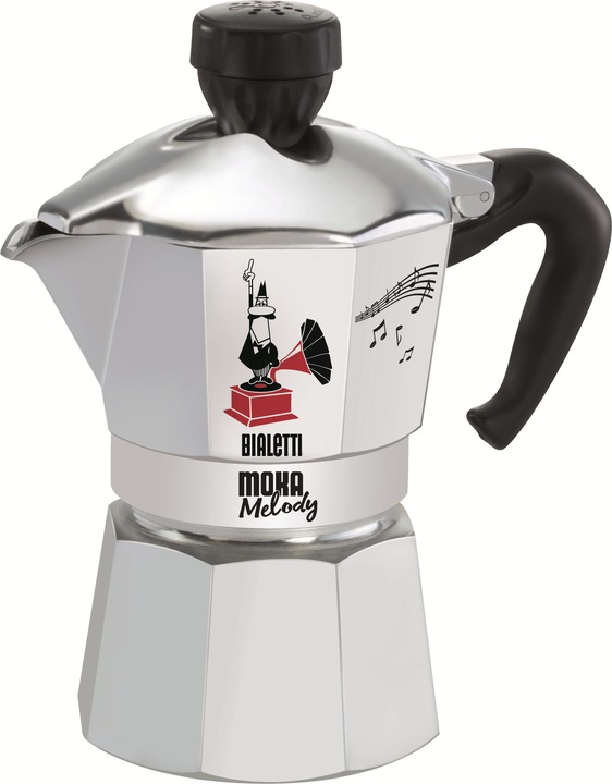 Actual product image Bialetti Moka Express Melody (3 T.)