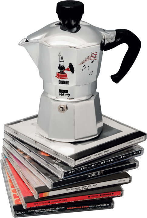 Actual product image Bialetti Moka Express Melody (3 T.)